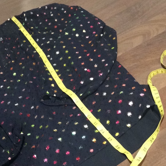 NWT J. Crew Rainbow 🌈 Clip Dot In Chiffon Sz M, 100% Polyester, Style K4385 - Picture 6 of 10